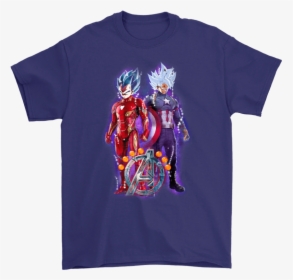 Goku Vegeta The Avengers Dragon Ball Mashup Shirts - Illustration, HD Png Download, Transparent PNG