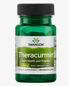 Swanson High Absorption Theracurmin Vegetable Capsules, - Swanson Magnesium, HD Png Download, Transparent PNG