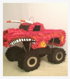 Custom Monster Truck Pinata Red In Houston - Piñatas De Monster Jam, HD Png Download, Transparent PNG