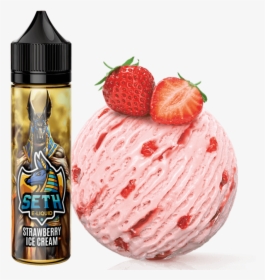 Strawberry Ice Cream E-liquid - Strawberry Flavor Ice Cream, HD Png Download, Transparent PNG