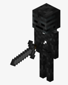 #minecraft #freetoedit - Minecraft Wither Skeleton, HD Png Download, Transparent PNG