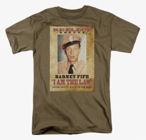 Re Elect Deputy Barney Fife Andy Giffith Show T Shirt - Barney Fife Metal Sign Real Men Only Need One Bullet, HD Png Download, Transparent PNG