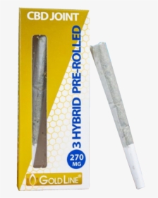 Gold Line Pre Rolled Cbd Joint - Marking Tools, HD Png Download, Transparent PNG