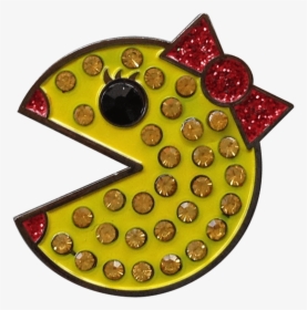 Arcade Ball Marker With Crystals - Ms. Pac-man, HD Png Download, Transparent PNG