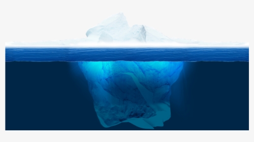 Iceberg Drawing Underwater - Iceberg, HD Png Download, Transparent PNG