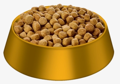 Chicken Dog Food Transparent - Transparent Dog Food Bowl, HD Png Download, Transparent PNG