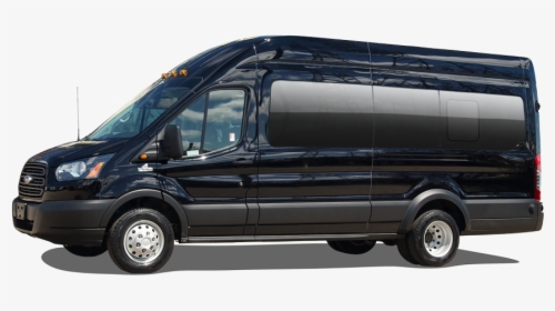 Black High Roof Transit - Ford Shuttle Van Black, HD Png Download, Transparent PNG