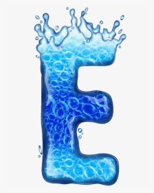 Clipart Letters Water - E Letter Image Water, HD Png Download, Transparent PNG
