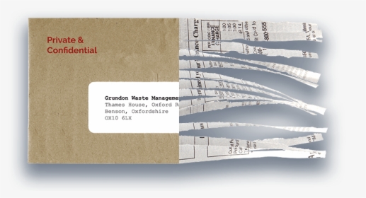 Grundon - Confidential Waste - Envelope, HD Png Download, Transparent PNG