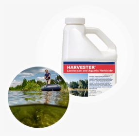 Harvester Aquatic Herbicide Container With Lake And - Reflection, HD Png Download, Transparent PNG