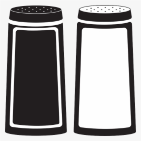 Salt And Pepper Shakers Clipart - Salt And Pepper Shaker Outline Clip, HD Png Download, Transparent PNG