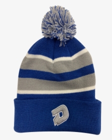 Demarini D Grey With Royal Blue And White Striped Beanie - Beanie, HD ...