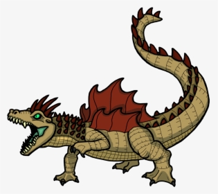 15-crocogon - Reptile Kaiju, HD Png Download, Transparent PNG