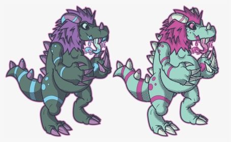 Kaiju/monsters - Cartoon, HD Png Download, Transparent PNG