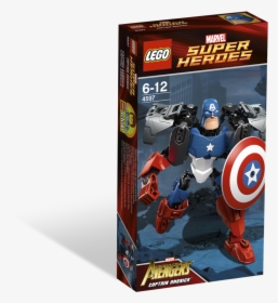 Lego Marvel Super Heroes Captain America, HD Png Download, Transparent PNG