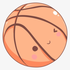 39-basketball - Clipart Kawaii Basketball, HD Png Download, Transparent PNG