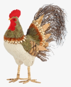 Rooster Made Of Straw - Rooster, HD Png Download, Transparent PNG