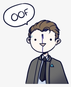 Detroit Become Human Connor Oof Drawing, HD Png Download, Transparent PNG