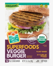 Don Lee Farms Superfoods Veggie Burger, HD Png Download, Transparent PNG