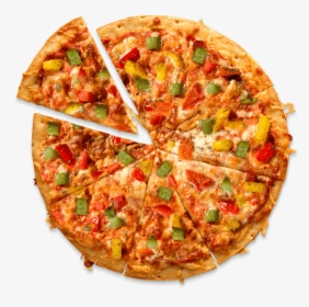 Aerial View Of A Cauliflower-crust Veggie Pizza Made - Republic Day Pizza, HD Png Download, Transparent PNG