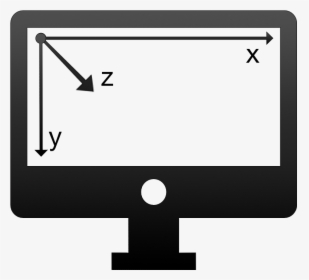 Screen Coordinates And Depth - Depth In Coordinate System, HD Png Download, Transparent PNG