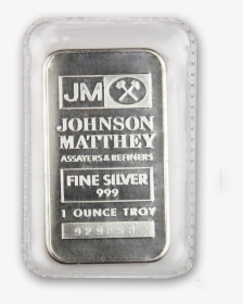 Johnson Matthey Silver Bar    Title 1 Oz - Silver, HD Png Download, Transparent PNG