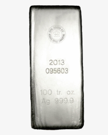 Royal Canadian Mint Silver Bars 100 Oz - Bottle, HD Png Download, Transparent PNG