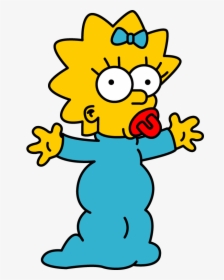 Maggie Simpson Background - Maggie Simpson, HD Png Download, Transparent PNG