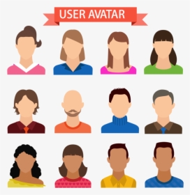 12 Expressionless User Vector Avatar Icon - Vector Avatar Icon, HD Png Download, Transparent PNG