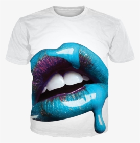 Fresh Prince White Tee - Lips Drip, HD Png Download, Transparent PNG