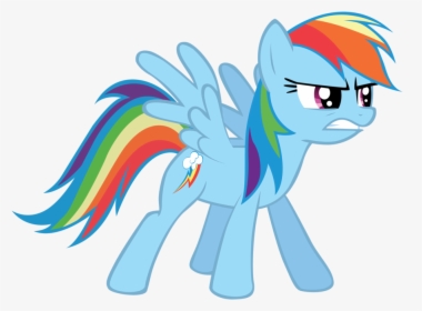 Mlp Rainbow Dash Angry, HD Png Download, Transparent PNG