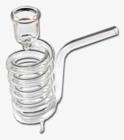 Large Glass Free-standing Spiral Pipe - Barware, HD Png Download, Transparent PNG