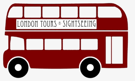 Transparent Old Bus Png - Double Decker Bus Drawing, Png Download, Transparent PNG