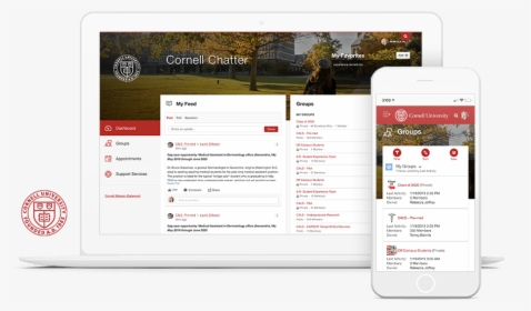 Cornell University’s Internal Student Community On - Salesforce Mobile Community Publische, HD Png Download, Transparent PNG