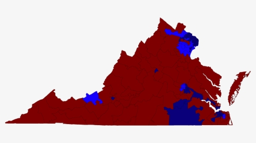 Virginia House Of Delegates Election Results Map 2017 - Virginia Election Results 2019, HD Png Download, Transparent PNG