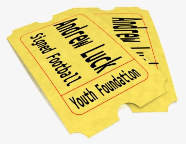 Youth Foundation Raffle Tickets - Tickets Clipart Transparent Background, HD Png Download, Transparent PNG