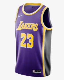 Nike Nba Los Angeles Lakers Lebron James Swingman Jersey - Lakers Jersey, HD Png Download, Transparent PNG