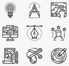 Drawing Icons - Science Research Icons, HD Png Download, Transparent PNG