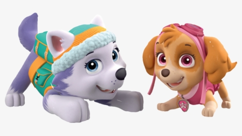 Paw Girl Grp 004 Cgi - Skye And Everest Paw Patrol Png, Transparent Png, Transparent PNG