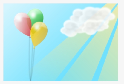 Three Colored Balloons - Display Device, HD Png Download, Transparent PNG