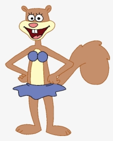 Sandy Cheeks Without Suit, HD Png Download, Transparent PNG
