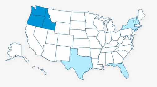 High Resolution Blank Us Map, HD Png Download, Transparent PNG