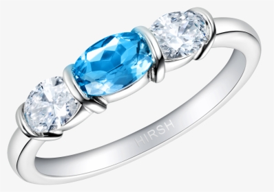 Synergy Aquamarine And Diamond Ring - Pre-engagement Ring, HD Png Download, Transparent PNG