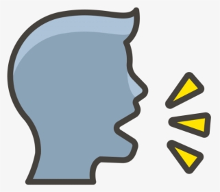Speaking Head Emoji Clipart , Png Download - Speak Clipart, Transparent Png, Transparent PNG