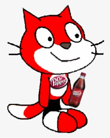 Mr Dr Pepper Cat Has Dr Pepper - Transparent Scratch Cat, HD Png Download, Transparent PNG
