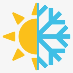 Snowflake Symbol Computer Icons - Hot And Cold Icon, HD Png Download, Transparent PNG