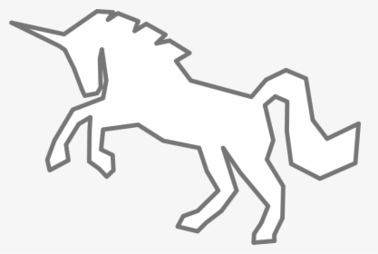 Collection Of Small Unicorn High Quality - Unicorn Line Art Png, Transparent Png, Transparent PNG