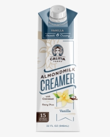 Vanilla Creamer - Califia Farms Almond Milk Creamer, HD Png Download, Transparent PNG