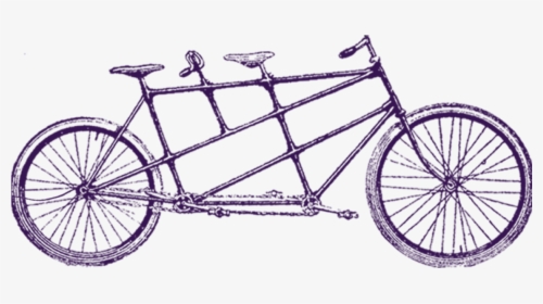 Transparent Tandem Bike Clipart , Png Download - Tandem Bicycle Clip Art, Png Download, Transparent PNG