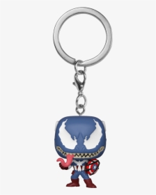 Captain America Venom Funko Pop Keychain, HD Png Download, Transparent PNG